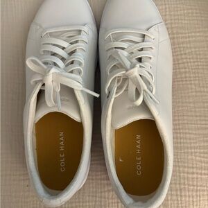 Cole Haan Women's White Leather Sneakers
